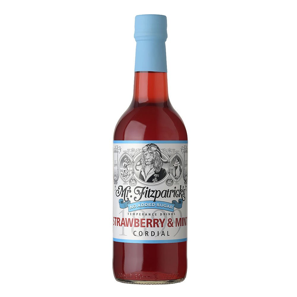 Mr Fitz Strawberry & Mint - No added sugar cordial