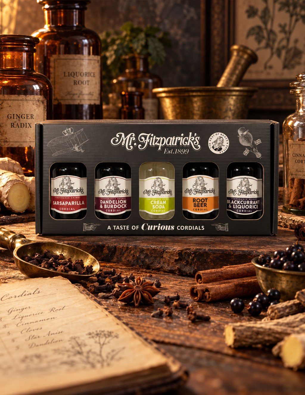 Mr. Fitz' The Best of Roots & Spices - Miniature Gift Set