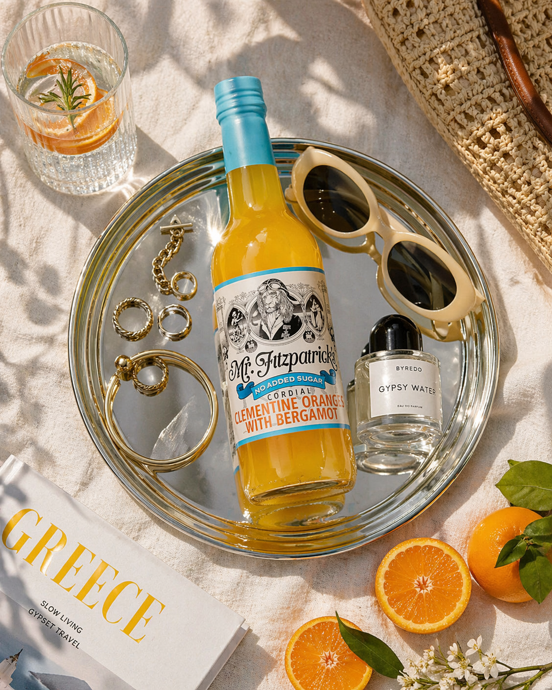 Mr Fitz Clementine, Orange & Bergamot No Added Sugar Cordial