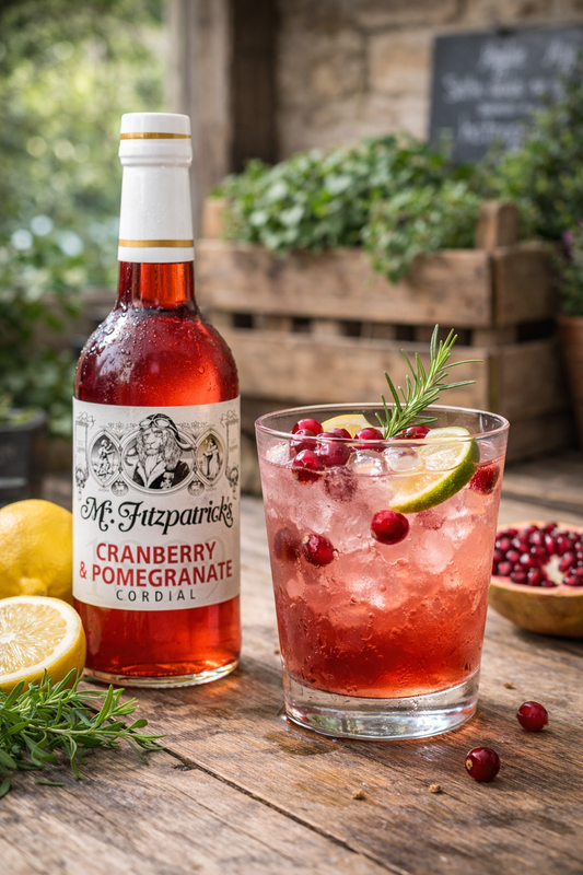 Mr Fitz Cranberry & Pomegranate Cordial