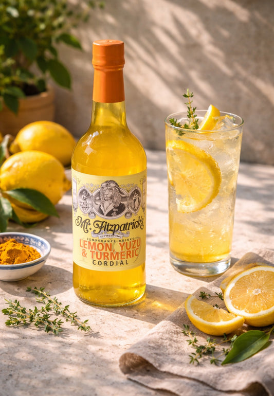 Mr Fitz Lemon, Yuzu & Turmeric Cordial