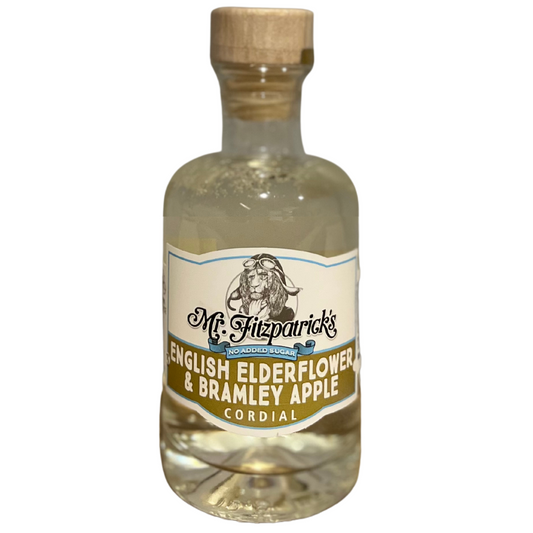 Mr Fitz English Elderflower & Bramley Apple No Added Sugar Cordial 100ml SINGLE