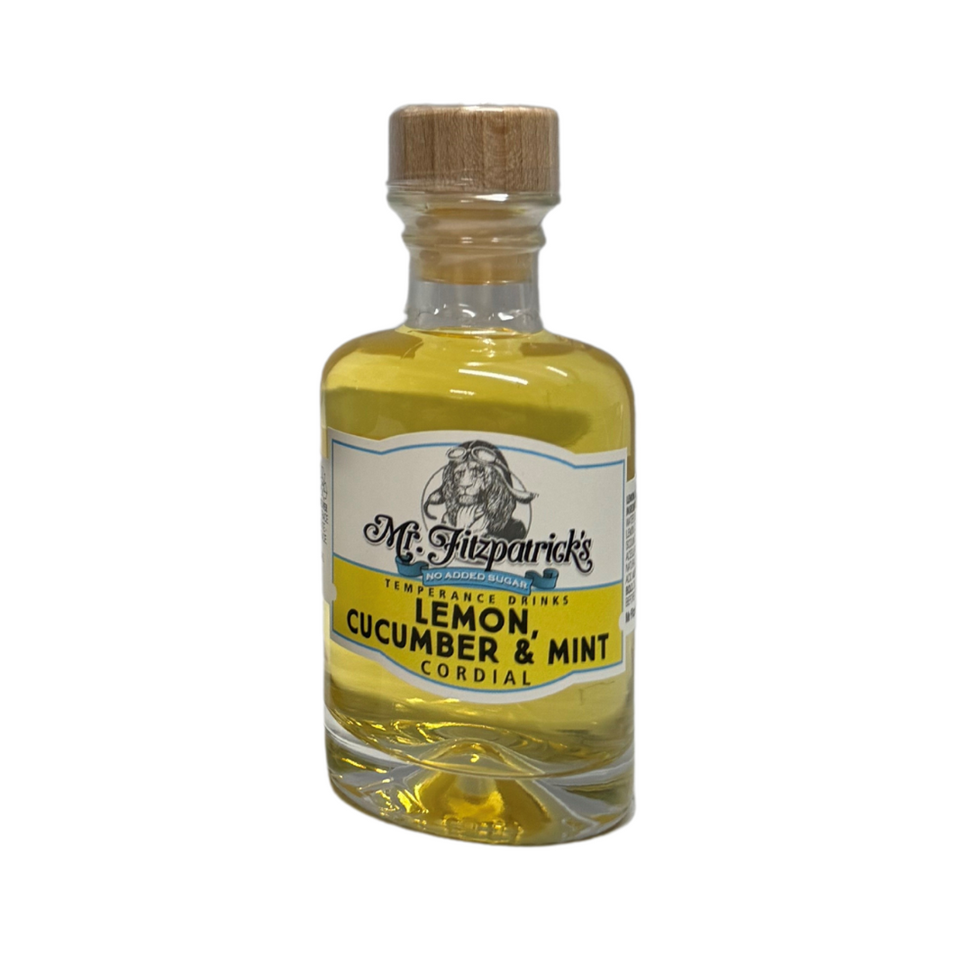 Mr Fitz Lemon, Cucumber & Mint - No Added Sugar Cordial 100ml SINGLE