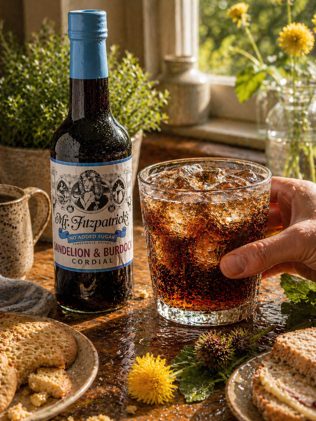 Mr Fitz Dandelion & Burdock No Added Sugar Cordial