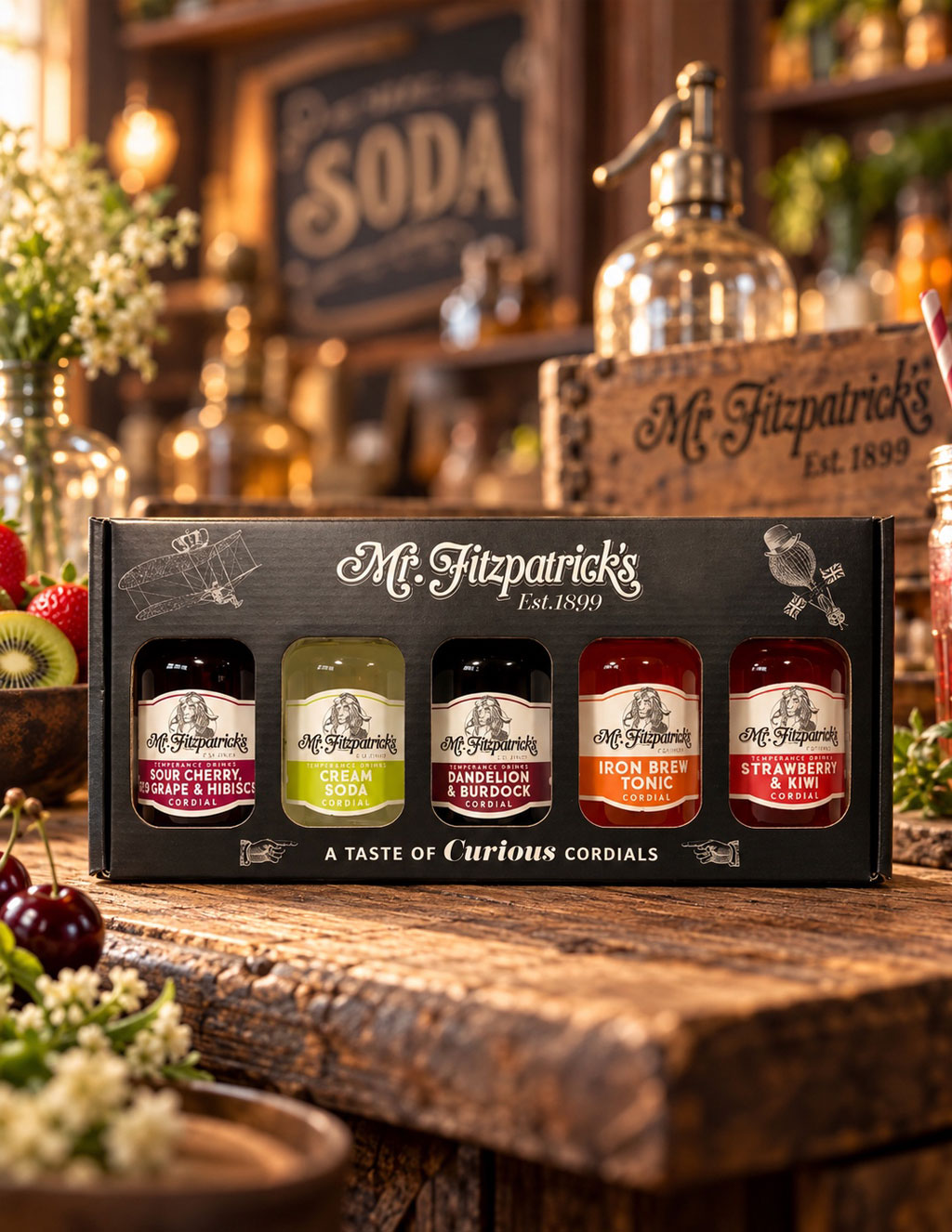 Mr. Fitz' Pop Man Retro Collection - Miniature Gift Set