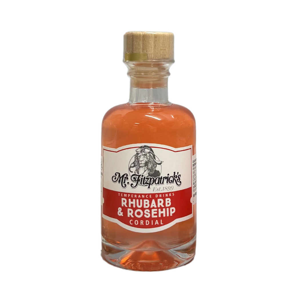 Mr Fitz Rhubarb & Rosehip Cordial 100ml SINGLE