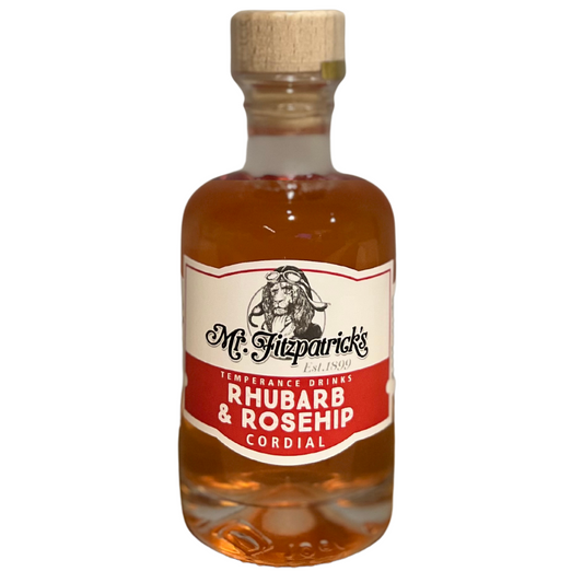 Mr Fitz Rhubarb & Rosehip Cordial 100ml SINGLE