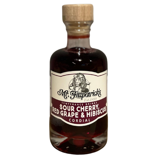 Mr Fitz Sour Cherry, Red Grape & Hibiscus Cordial 100ml SINGLE