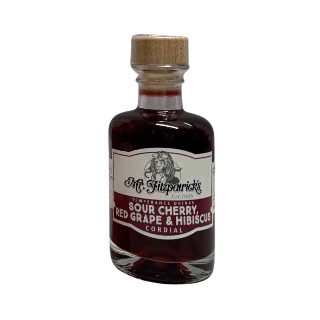 Mr Fitz Sour Cherry, Red Grape & Hibiscus Cordial 100ml SINGLE