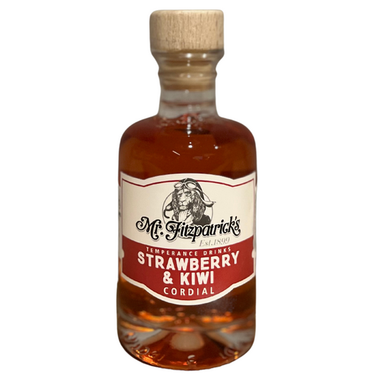 Mr Fitz Strawberry & Kiwi Cordial 100ml SINGLE