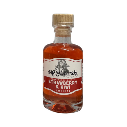 Mr Fitz Strawberry & Kiwi Cordial 100ml SINGLE