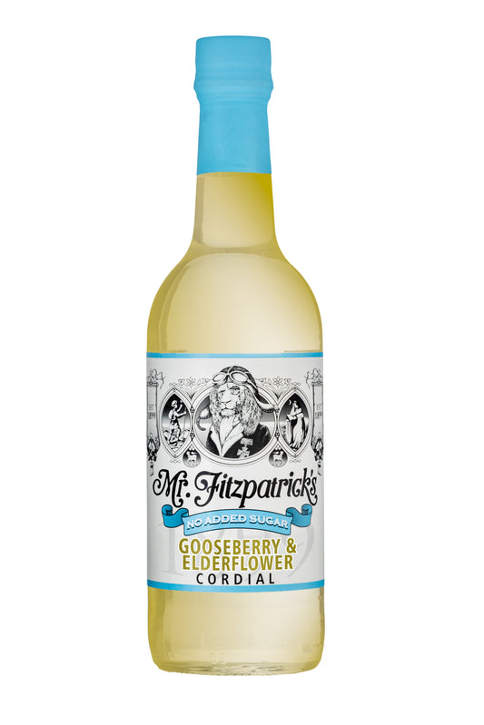 Mr Fitz Gooseberry & Elderflower No Added Sugar Cordial