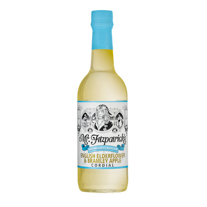 Mr Fitz English Elderflower & Bramley Apple No Added Sugar Cordial